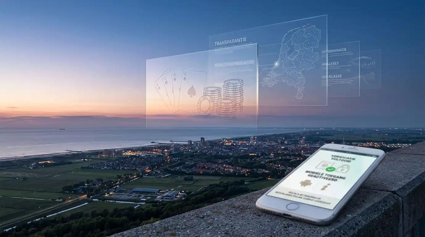 Casino-illustratie met luchtmotief voor een Nederlandse SkySlots review